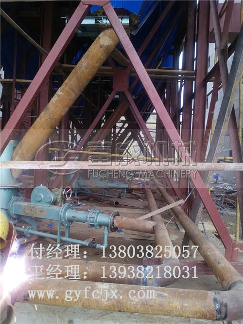 PP电子爲某電廠氣力輸送料封泵安裝示意圖